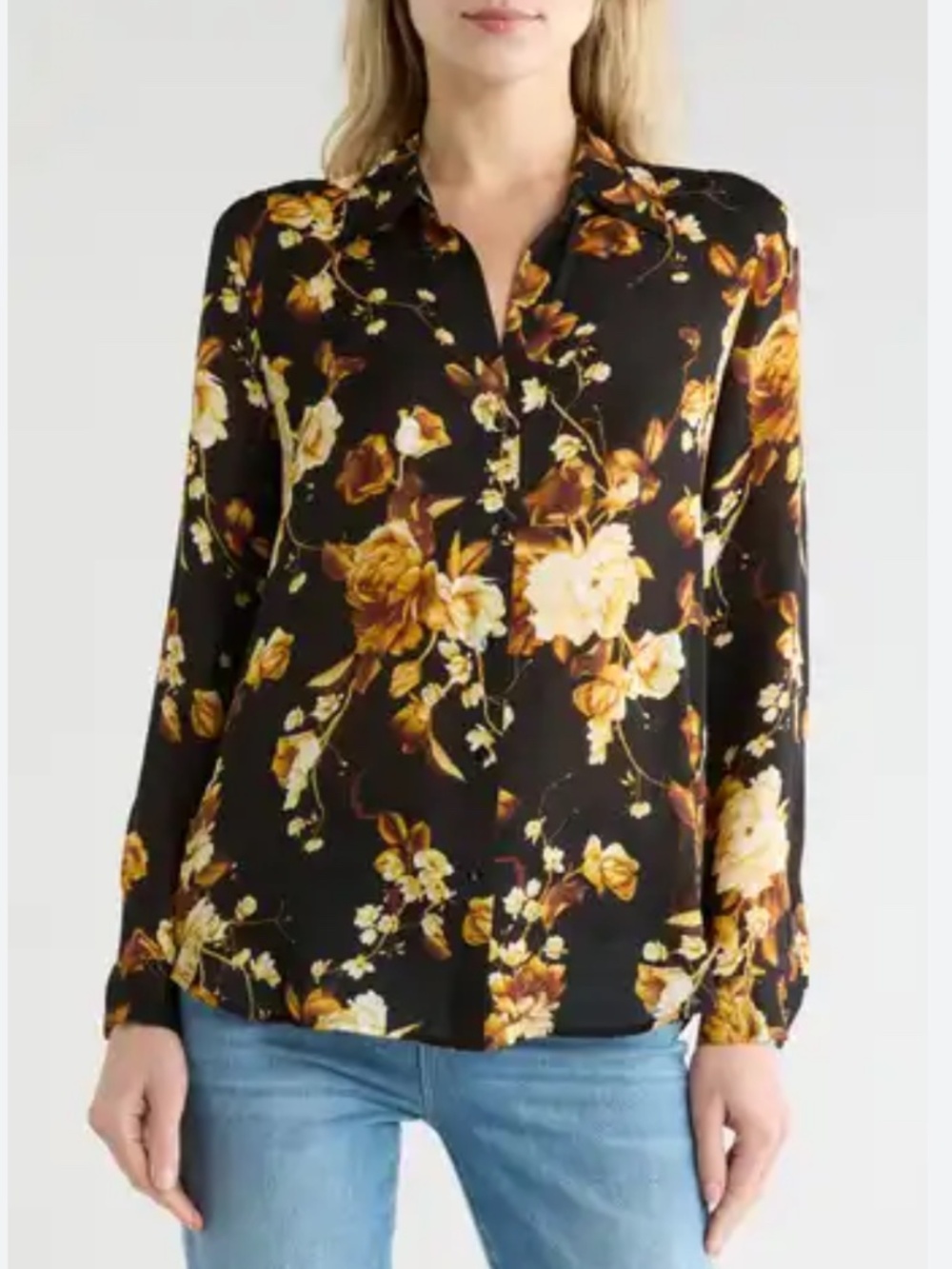 lagence nina long sleeve top